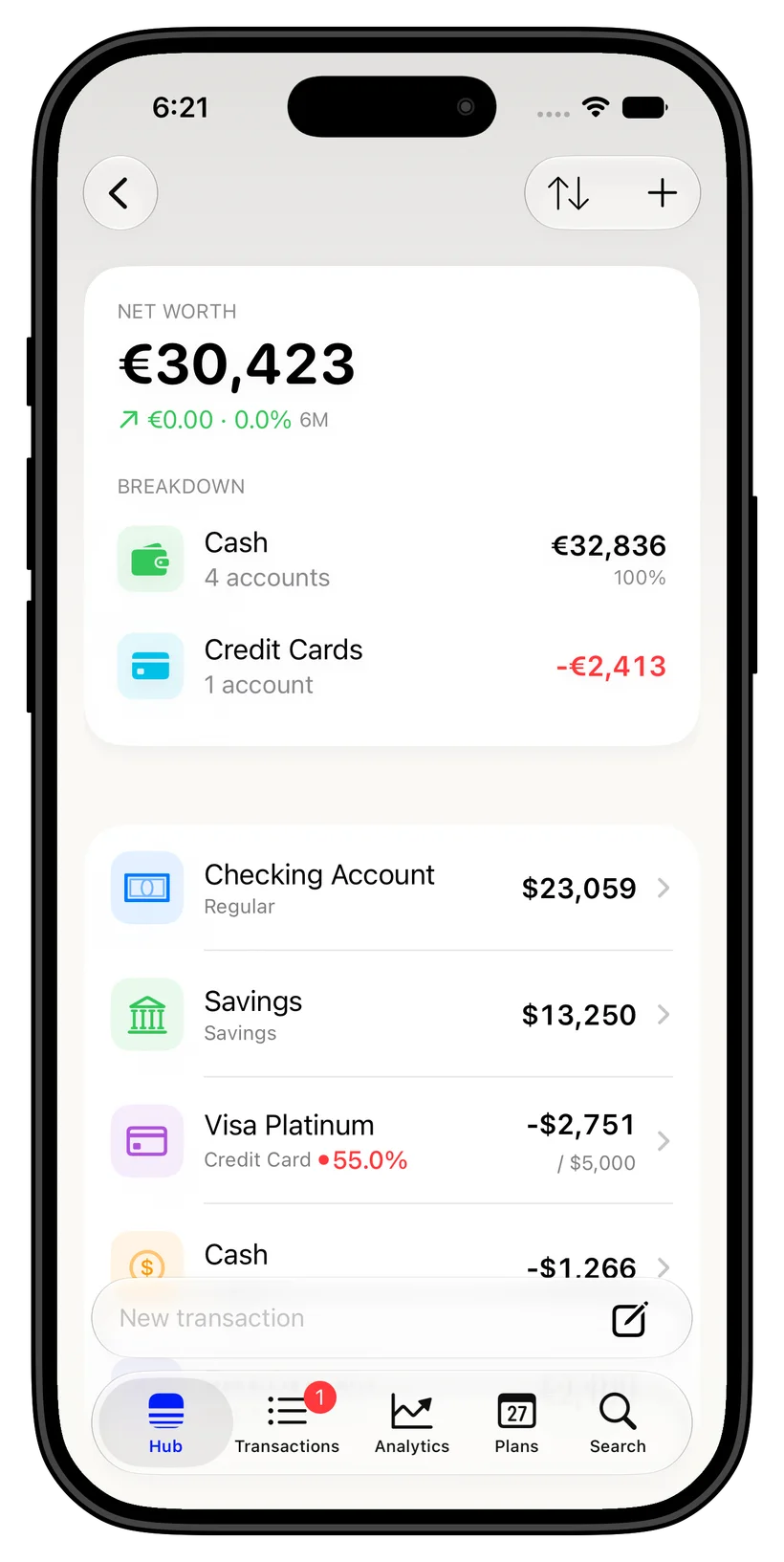A multi-currency finance app for a multi-currency life